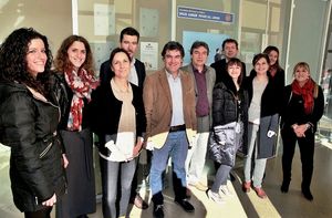 Assessore Seri con funzionari Servizio Lavoro e operatrici Agenzie private