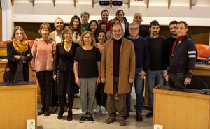 Paolini e Domenicucci insieme a delegazione del progetto Erasmus 