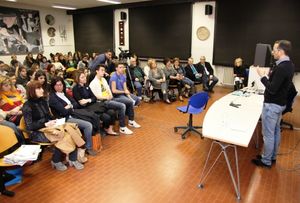 Ricci parla agli studenti