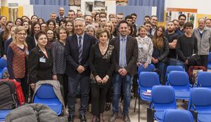 Tagliolini con Marchegiani Gennari e gli studenti