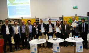 I protagonisti con il manifesto