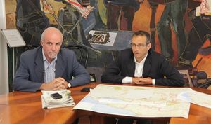 Ricci e Galuzzi presentano gli interventi Ricci e Galuzzi presentano gli interventi