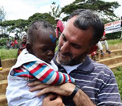 Padre Stefano Giudici in Kenya